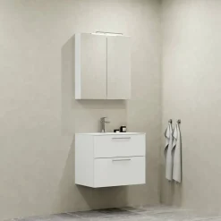 Crown Plain med Spegelskåp