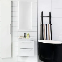 Day med Deco Spegel Matt Vit
