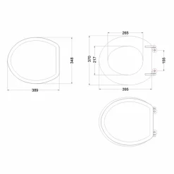 P12 Förhöjd 520 mm Med Mjukstängande Sits