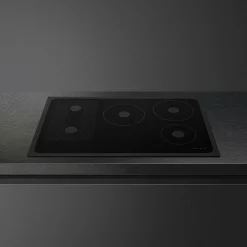 SI1M24854D med 5 Kokzoner Svart 80 cm