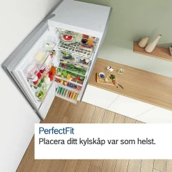 2 st KGN36VXCT Serie 4 186cm Otroligt Tyst Energiklass C