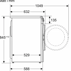 WG44G2FWDN iQ500 Vit med Doseringsystem