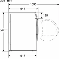WQH245B9SN Serie 6 Vit